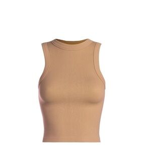 2 Basic Sleeveless Ribbed Tops One Size NWOT